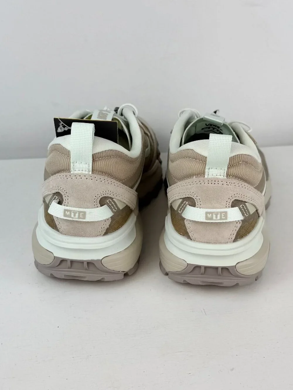 M6, W7.5- Vans Crosspath XC Peyote Beige/Mint Green Hiking Shoes